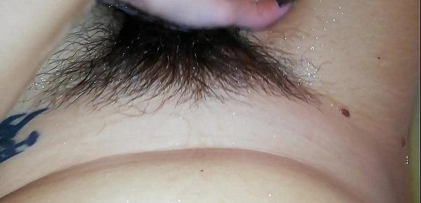  Super hairy bush hairy pussy fetish video underwater close up